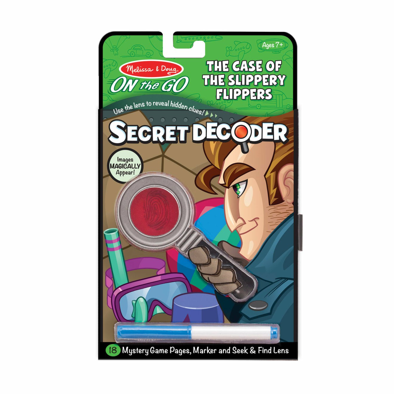 Activity Books | Secret Decoder Set – Case Of The Slippery Flippers Activity Books Activity Books