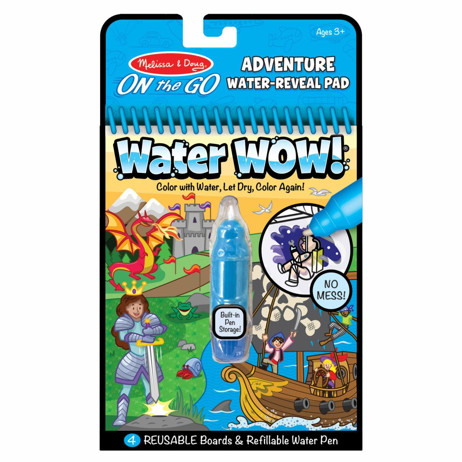 Activity Books | Water Wow! Water-Reveal Pad – Adventure Arts & Crafts Activity Books