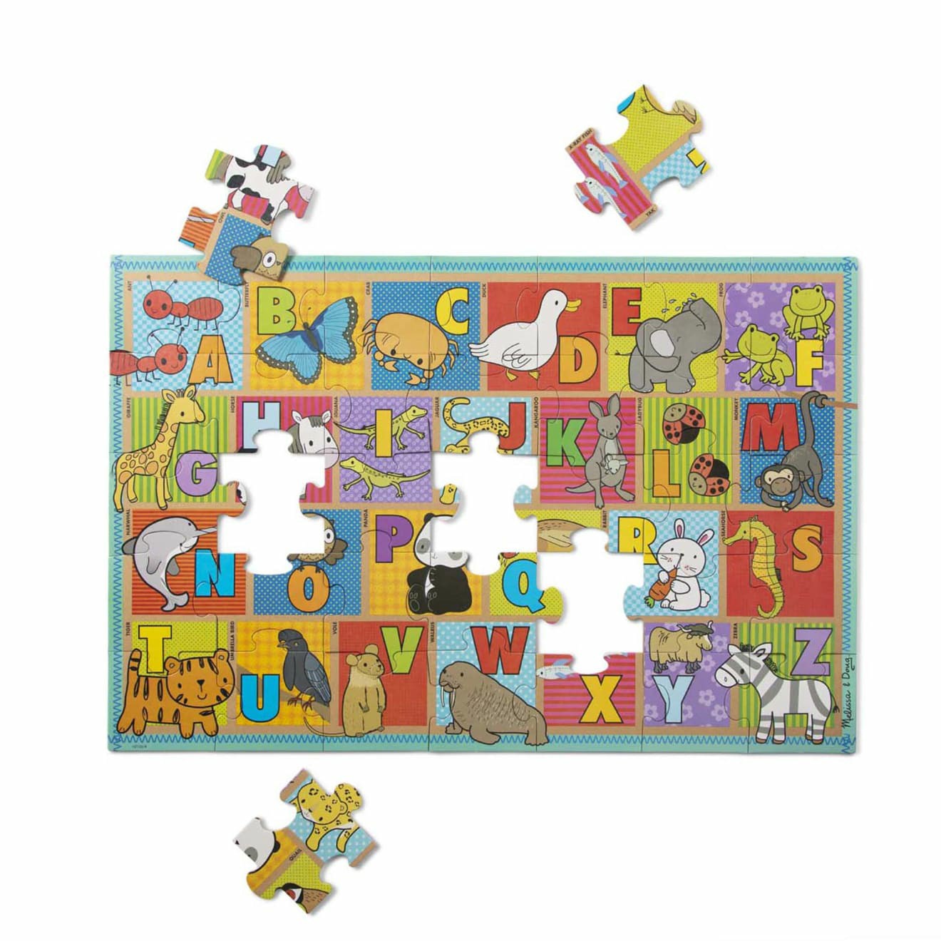 Animals & Nature Puzzles | Natural Play Floor Puzzle: Abc Animals Animals & Nature Puzzles Animals & Nature Puzzles