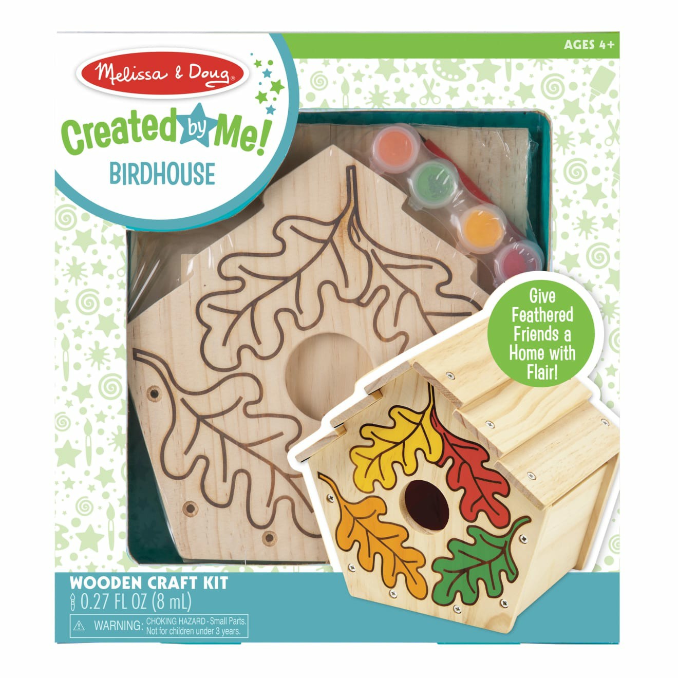 Craft & Stamp Kits | Created By Me! Birdhouse Wooden Craft Kit Arts & Crafts Craft & Stamp Kits