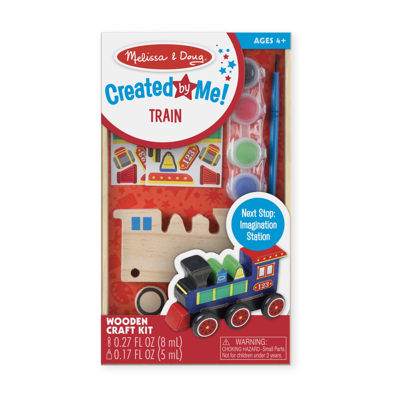 Craft & Stamp Kits | Created By Me! Train Wooden Craft Kit Arts & Crafts Craft & Stamp Kits