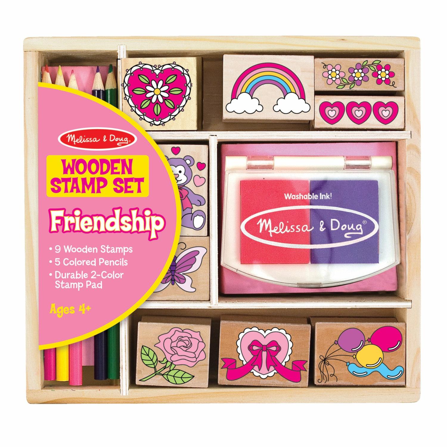 Craft & Stamp Kits | Wooden Stamp Set – Friendship Arts & Crafts Craft & Stamp Kits