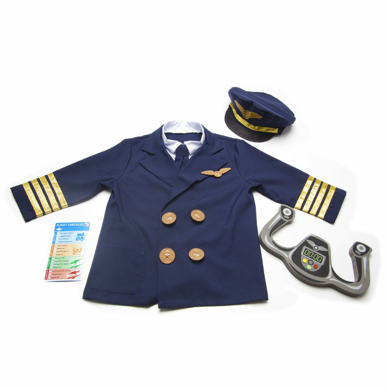 Dress Up | Pilot Role Play Costume Set Dress Up Dress Up