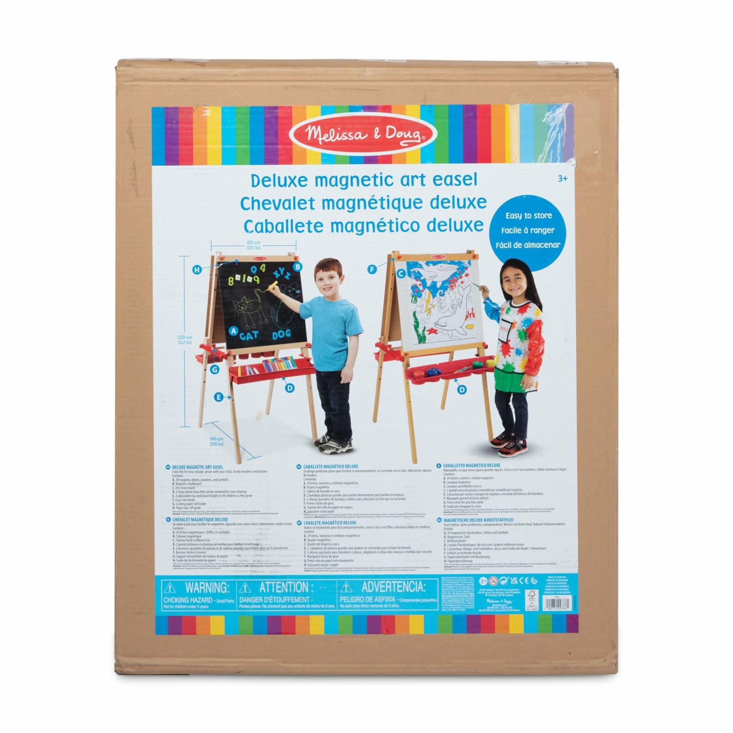 Easels & Art Supplies | Deluxe Magnetic Standing Art Easel Arts & Crafts Easels & Art Supplies