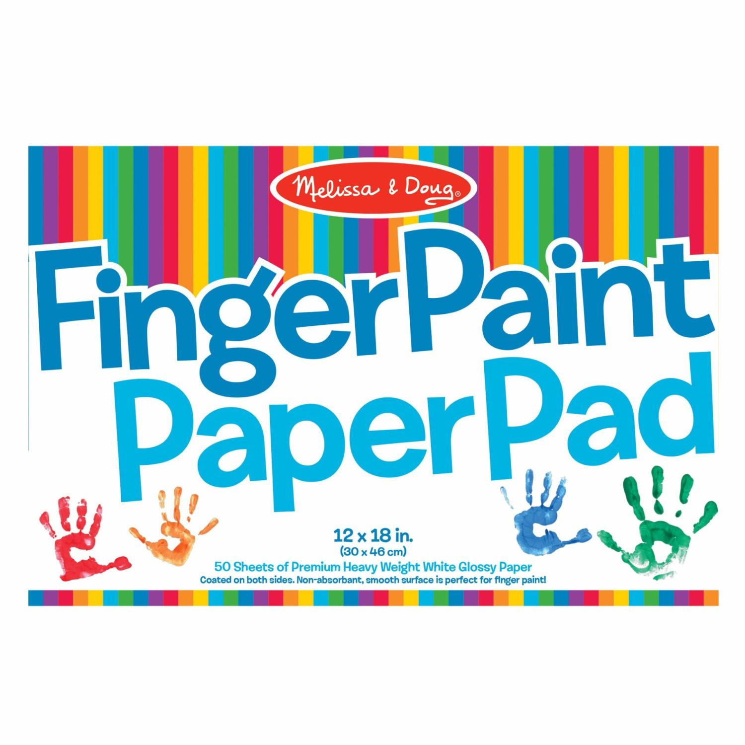 Easels & Art Supplies | Finger Paint Paper Pad Arts & Crafts Easels & Art Supplies