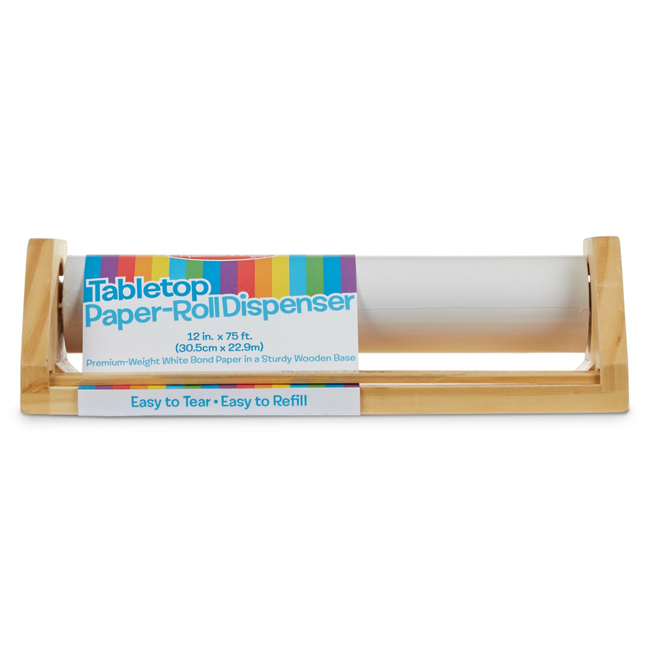 Easels & Art Supplies | Wooden Tabletop Paper Roll Dispenser Arts & Crafts Easels & Art Supplies