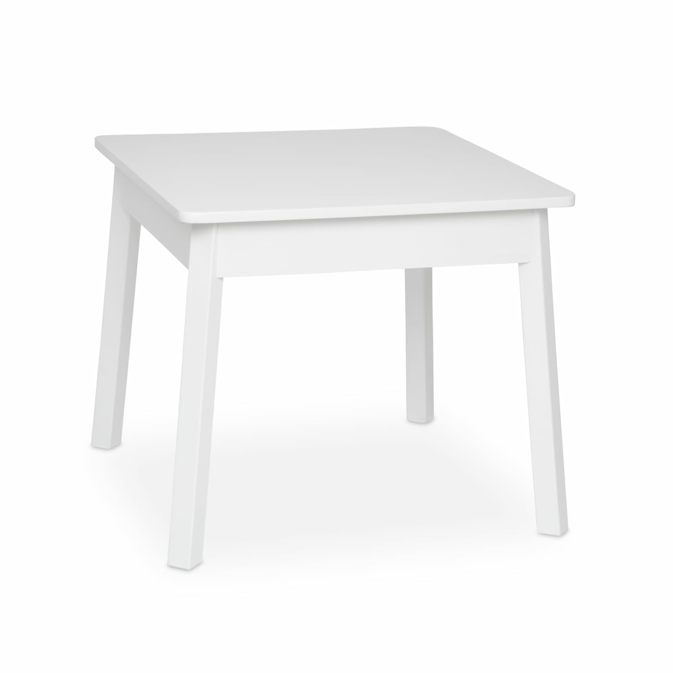 Furniture | Wooden Square Table (White) Furniture Furniture