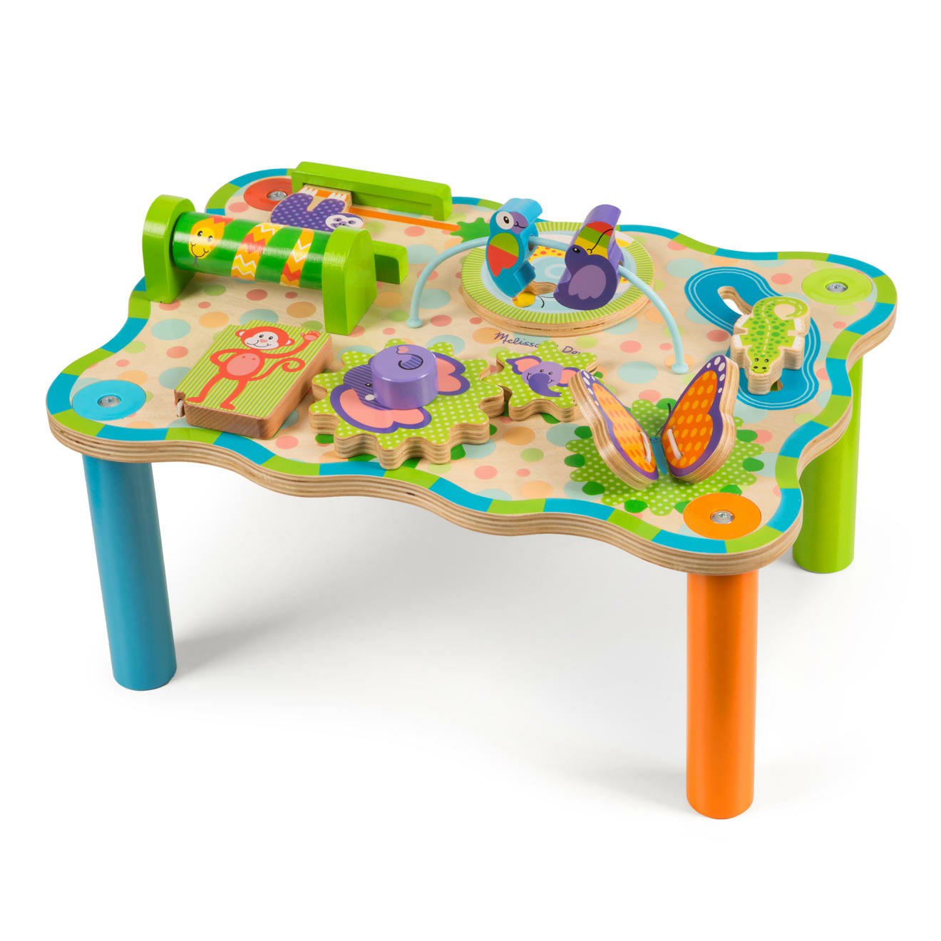 Motor Skills | First Play Jungle Activity Table Learning Toys Melissa & Doug