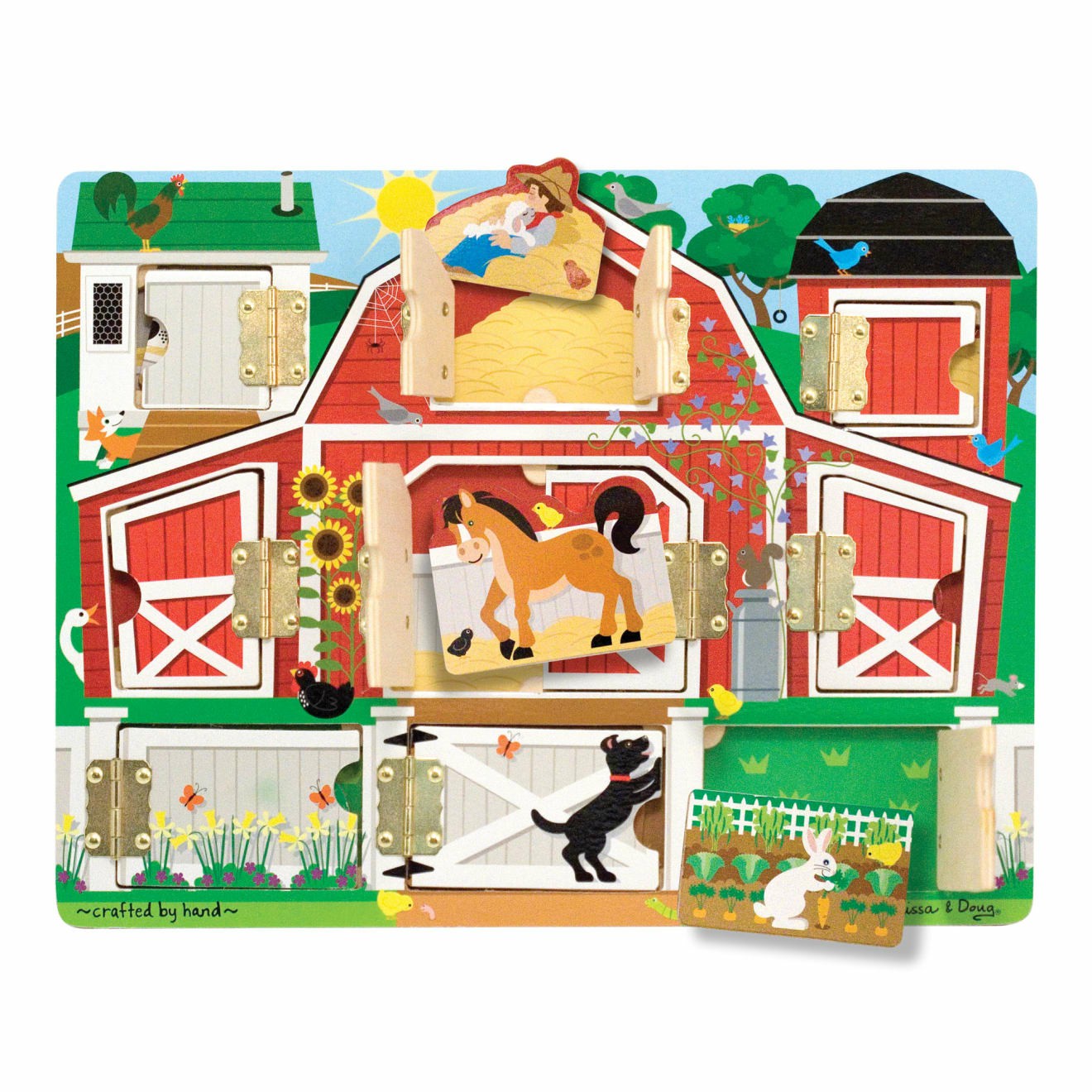 Motor Skills | Hide & Seek Farm Learning Toys Melissa & Doug