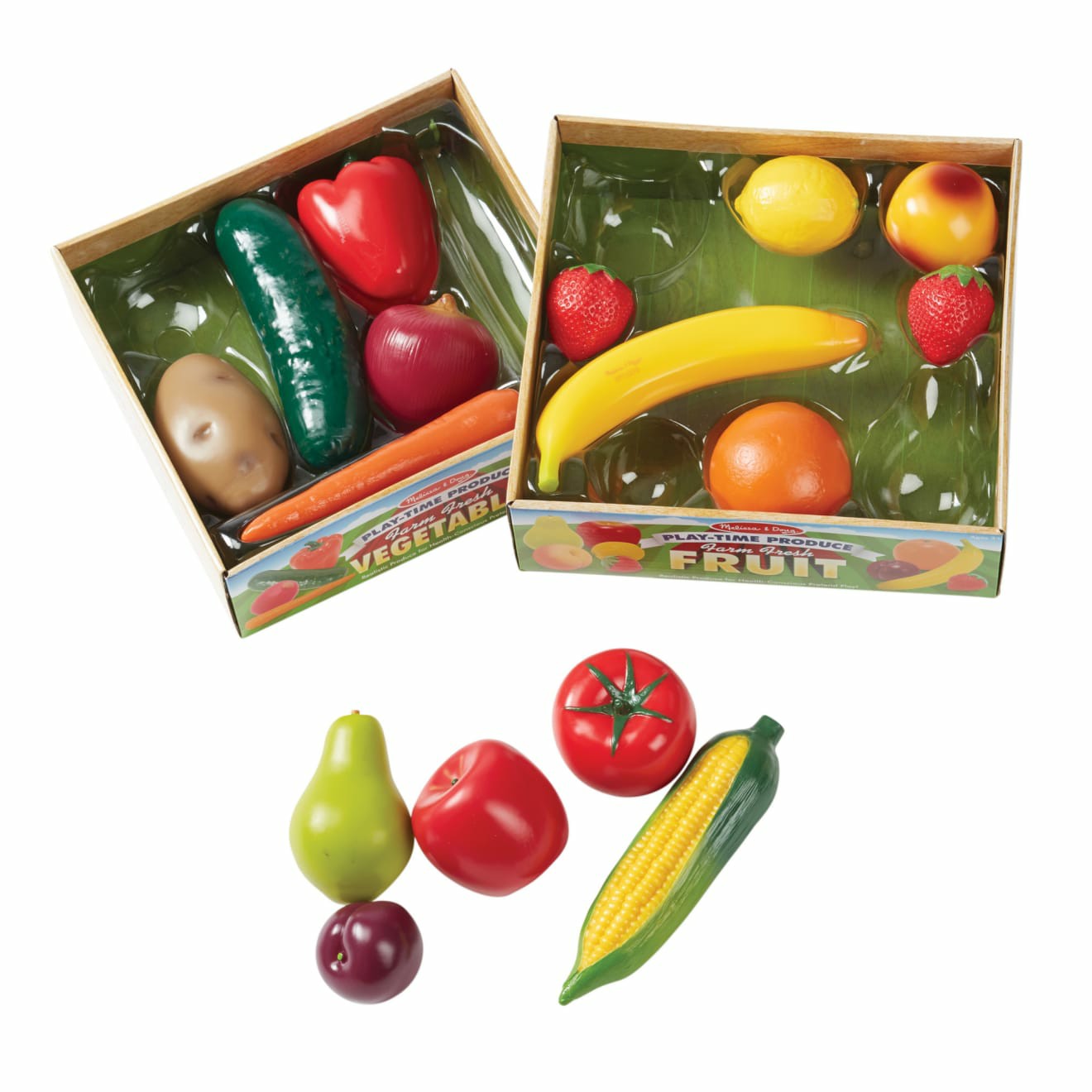 Play Food & Play Sets | Combo Fruit & Veggies Set Play Food & Play Sets Melissa & Doug