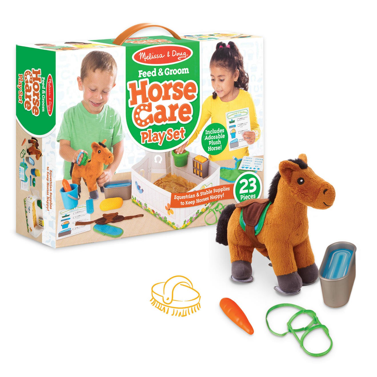 Play Food & Play Sets | Feed & Groom Horse Care Play Set Play Food & Play Sets Melissa & Doug