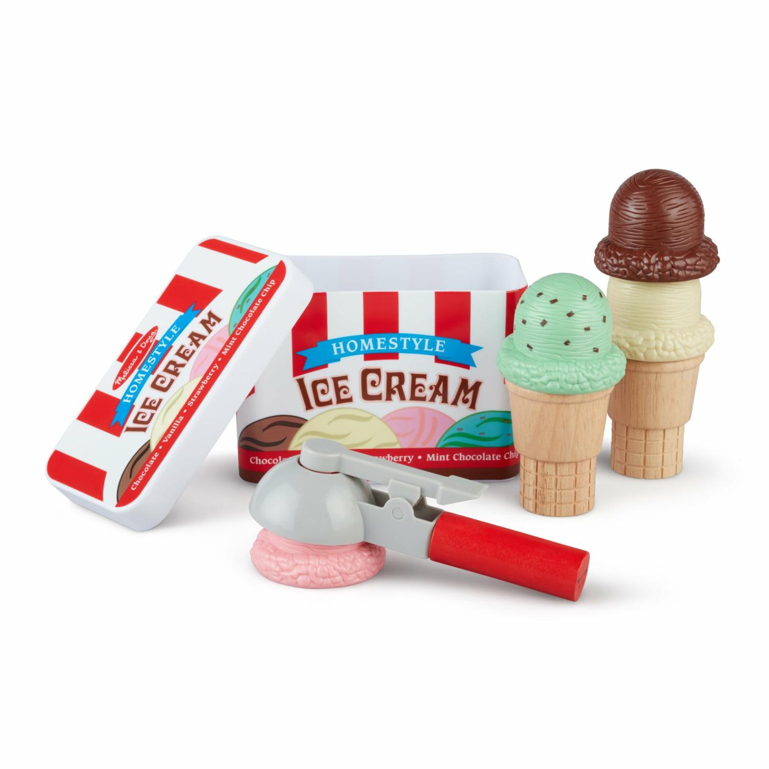 Play Food & Play Sets | Scoop & Stack Ice Cream Cone Magnetic Play Set Play Food & Play Sets Melissa & Doug