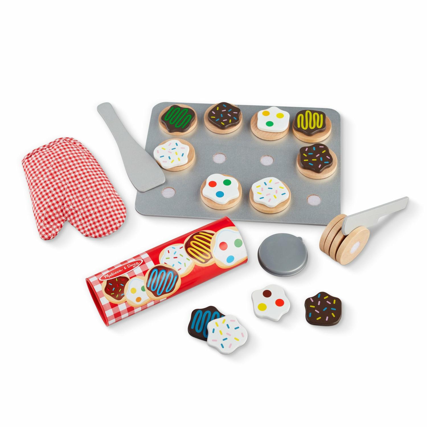 Play Food & Play Sets | Slice & Bake Cookie Set – Wooden Play Food Play Food & Play Sets Melissa & Doug