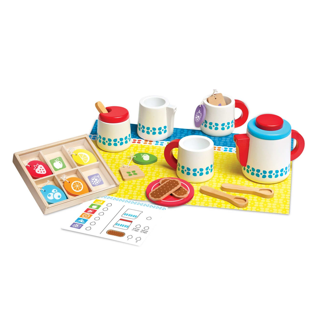 Play Food & Play Sets | Wooden Steep & Serve Tea Set Play Food & Play Sets Melissa & Doug