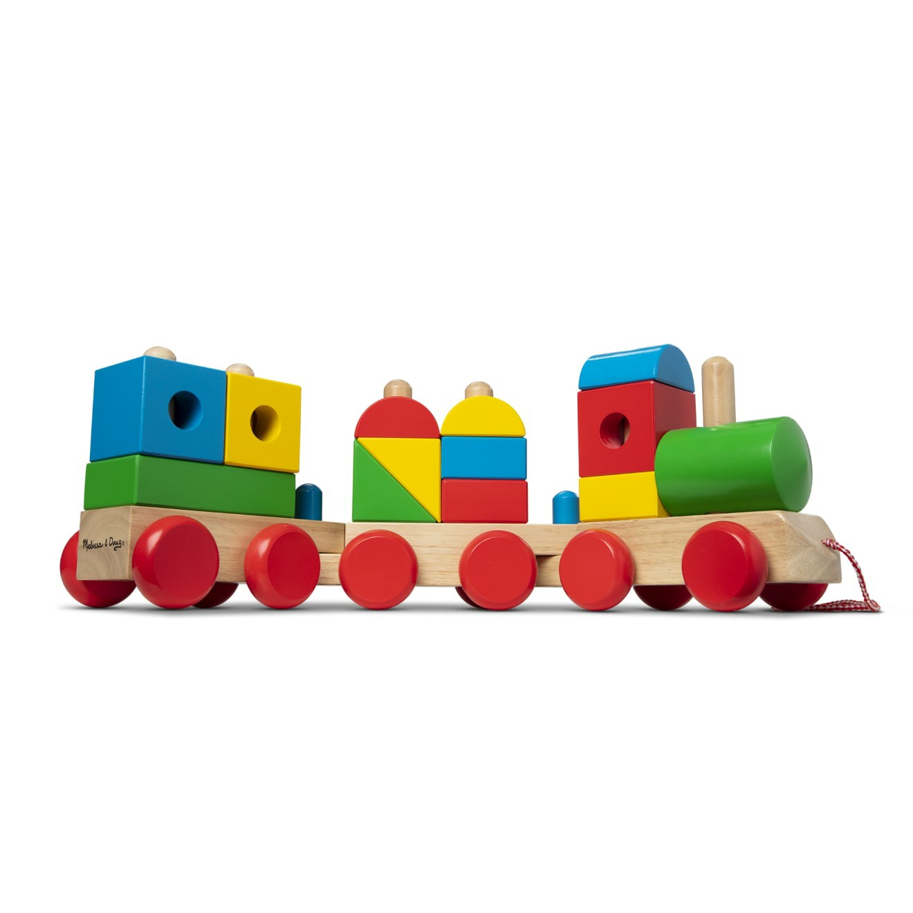 Vehicles & Trains | Jumbo Wooden Stacking Train – Classic Trains & More Toys Melissa & Doug