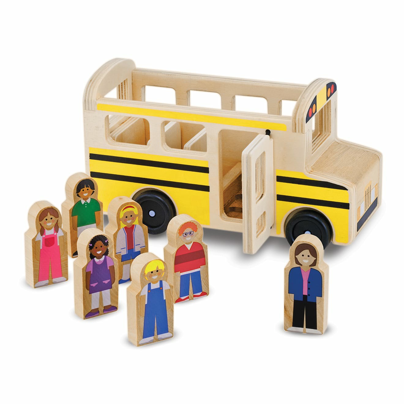 Vehicles & Trains | Wooden Classic School Bus Trains & More Toys Melissa & Doug