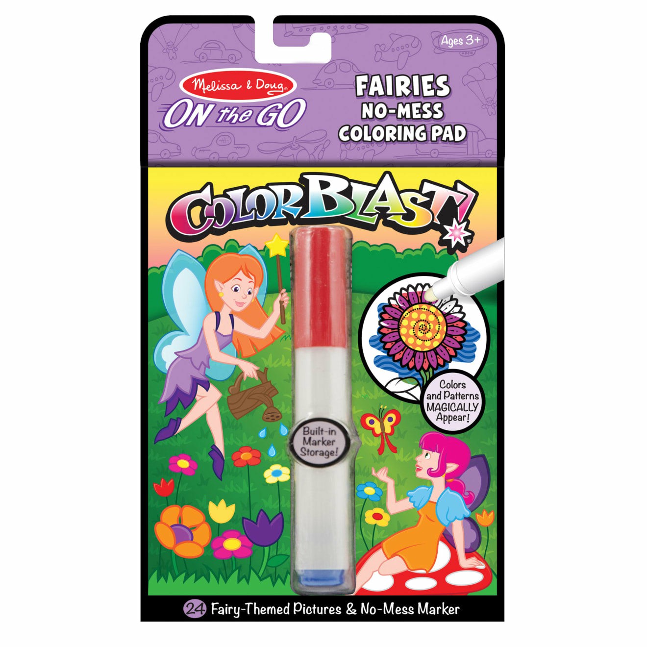 Activity Books | On The Go Colorblast No-Mess Coloring Pad – Fairies Activity Books Activity Books